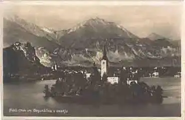Bled Otok in Begunscica, gebr. ca.1930