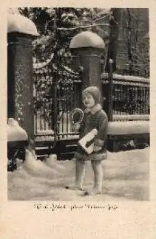 Kinder Mädchen Glückshufeisen *ca. 1930