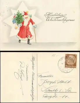 Weihnachtsmann roter Mantel o 23.12.1941
