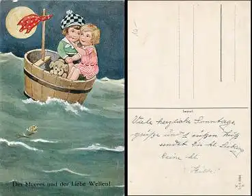 Kinderliebe Fisch gebr. ca.1920