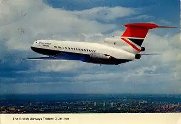 British Ariways Trident 3 Jetliner * ca. 1960
