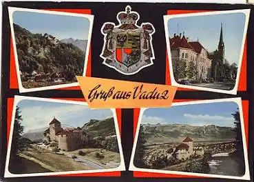 360521 Liechtenstein, Gruß aus Vaduz, Mehrbild, * ca. 1960