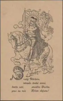 375533 Tiere, Pferd, Spruch, Künstlerkarte, sign. Ales, * ca. 1920