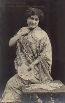 Frau mit Karten Wahrsagerin Serienkarte 2634/2 * ca. 1920