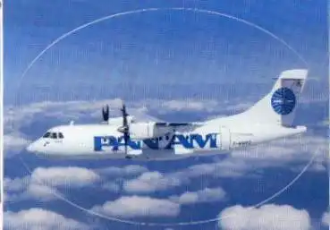 PanAM ATR 42-300 Flugzeug Aufkleber-AK  *ca. 1960