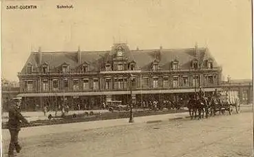 Saint-Quentin Bahnhof o 1.12.1916