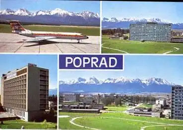 Poprad Ungarn Flughafen * ca. 1970