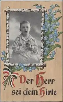 Kinder, Patriotika, 1.WK. Schwarz-weiss-rot Vergissmeinnicht, * ca. 1915