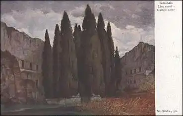 Rüdisühli M. "Totenhain" Kuenstlerkarte *ca. 1930