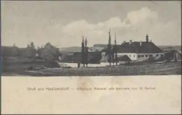 Hautzendorf Schloßgut, Brauerei und Brennerei  o 1919