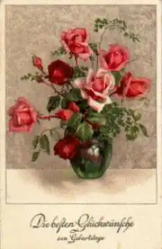 Rosen in Vase o 12.3.1920