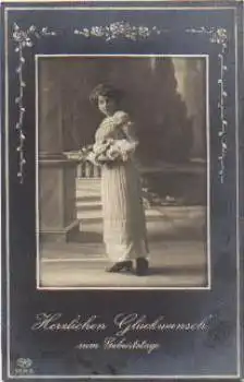 Frau Serienkarte 9309/5 o 19.4.1917
