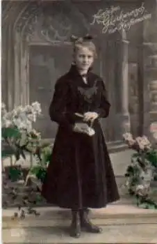 Konfirmation Serienkarte 6134/1 gebr. ca. 1920