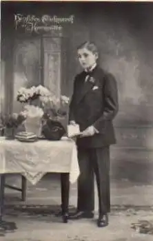 Konfirmation Serienkarte 4770/3 gebr. ca. 1920