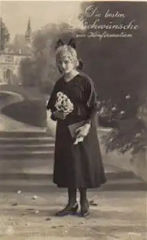 Konfirmation Serienkarte 7349/4 gebr. ca. 1920