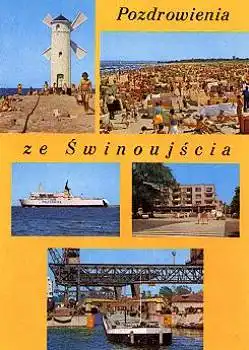 Swinemünde Ostseefähre Leuchtturm * ca. 1980