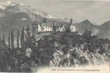 Schloss Rhäzüns und Ringelspitzkette * ca. 1920