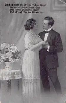 Ehepaar  Du Bist mein Glück  Serie 0514, gebr. 6.3.1917