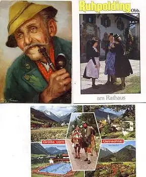 Bayerische Trachten 3 Karten