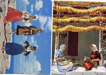 Griechenland Trachten 2 Karten