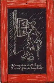 Schulanfang, Tafel, Paar, * ca. 1920