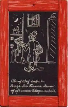 Schulanfang, Tafel, Sänger, * ca. 1920