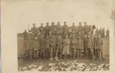 Deutsche Soldaten 1. WK Echtfoto * ca. 1915