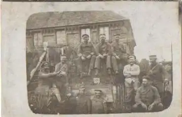 Deutsche Soldaten 1. WK., Gruppenfoto * ca. 1915