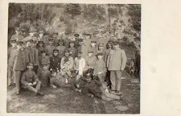 deutsche Soldaten 1. WK., Gruppenfoto *  ca. 1915