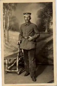 deutscher Soldat, 1. WK., Echtfoto * ca. 1915