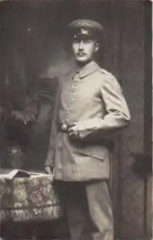 Deutscher Soldat 1. WK. Echtfoto * ca. 1915
