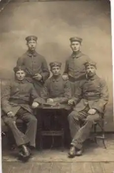 Deutsche Soldaten 1. WK. Gruppenfoto o 27.12.1914