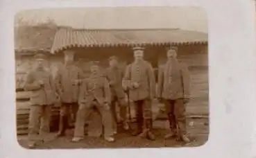 Deutsche Soldaten 1. WK Echtfoto * ca. 1915