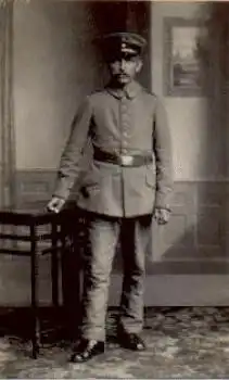 Militaer 1. WK. Deutcher Soldat Echtfoto o 6.6.1915