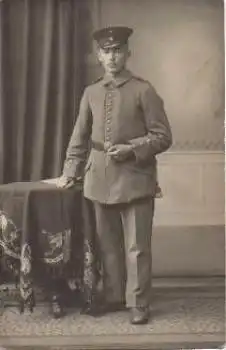 Deutscher Soldat 1.WK Echtfoto * ca. 1915
