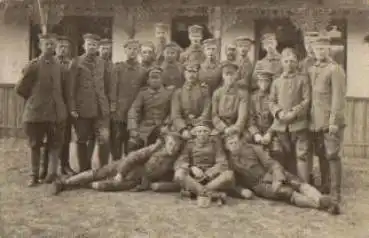 Deutsche Soldaten vom 8. Regiment 1. WK Echtfoto * ca. 1915