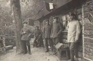 Deutscher Sanitätsunterstand 1. WK Echtfoto * ca. 1915