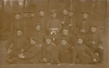 Deutsche Soldaten vom 4. Regiment 1. WK Echtfoto * ca. 1915