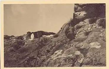 Bergsteigen Quergang u. Überhang am Schauerturm bei Streitberg *ca.1930