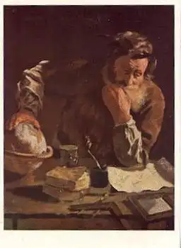 Archimedes Künstlerkarte Feti * ca. 1950