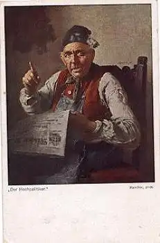 Hochpolitiker Künstlekarte Kandler o 26.12.1917