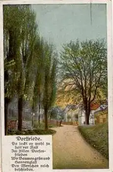 Dorffriede Künstlerkarte o 20.6.1918