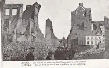 Leuven, Ruinen Saint-Pierrre, * ca. 1915