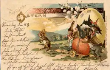 Ostern Zoll-Amt Grenze o ca. 1900