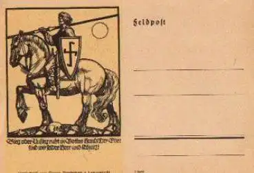 Nationalsozialismus, Ritter, Spruch, Hakenkreuz, * ca. 1940