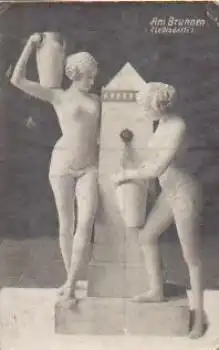 Akt, Am Brunnen Denkmal   *ca. 1920