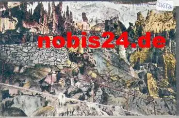 Trieste Il Monte Calvario Nr. 896 Grotte Höhle *ca. 1930