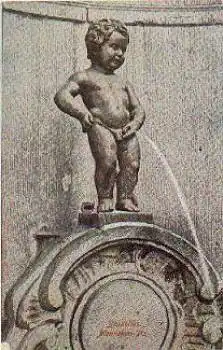 Bruxelles, Menneken-Pis, gebr. 28.12.1915