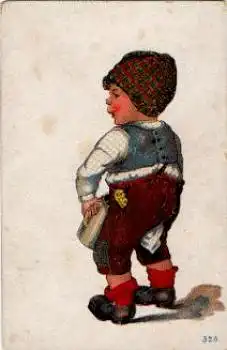 Kind, Junge beim Pinkeln, * ca. 1930