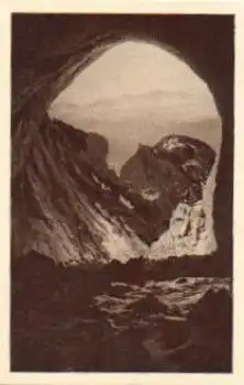 Tennengebirge Eisriesenwelt-Höhle Ausblick auf Beißzange, * ca. 1930